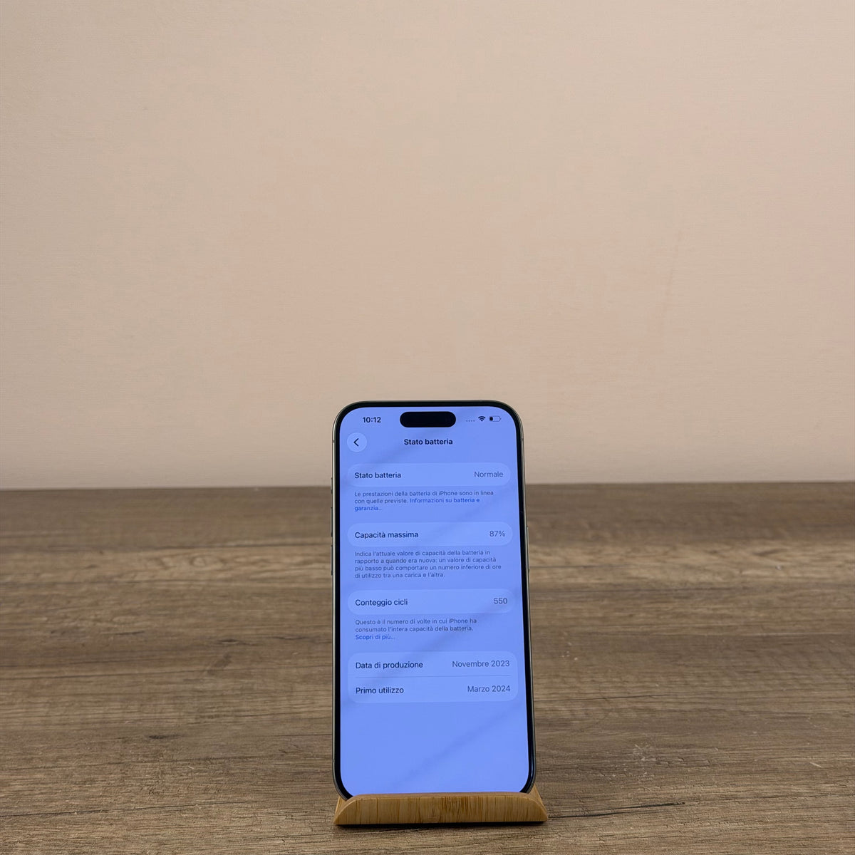 Apple iPhone 15 pro 128gb titanio